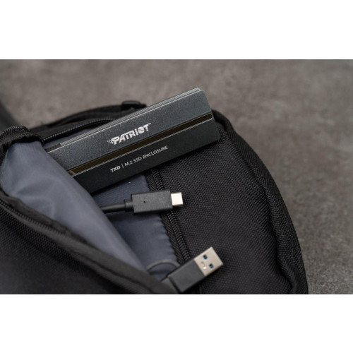 Patriot TXD obudowa USB3.2 do SSD M.2 NVMe 1.3, do 8TB - Aluminium-12735059