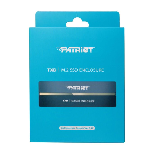 Patriot TXD obudowa USB3.2 do SSD M.2 NVMe 1.3, do 8TB - Aluminium-12735061