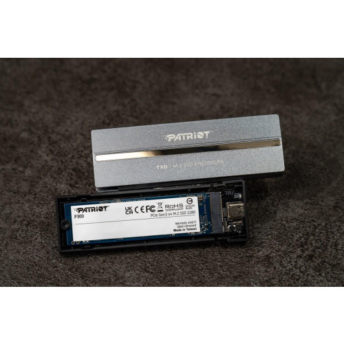 Patriot TXD obudowa USB3.2 do SSD M.2 NVMe 1.3, do 8TB - Aluminium-12735066