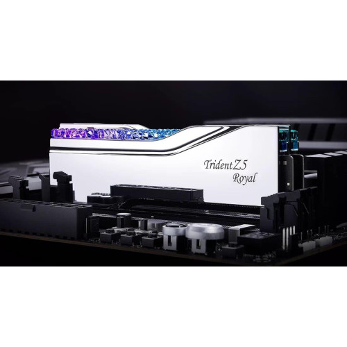 G.SKILL TRIDENT Z5 ROYAL RGB DDR5 2X16GB 6400MHZ CL32 XMP3 SILVER F5-6400J3239G16GX2-TR5S-12745121