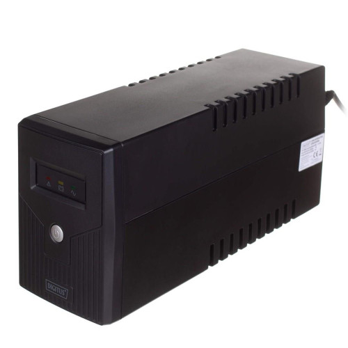 Digitus DN-170064 zasilacz UPS Technologia line-interactive 0,8 kVA 480 W 2 x gniazdo sieciowe