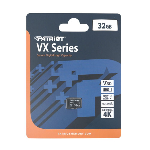Patriot VX Micro SDXC 32GB 90/80 MB/s V30 U3 UHS-I-12768912