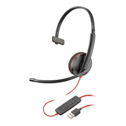 Poly Blackwire 3210 Monaural USB-A Headset (Bulk)-12769579