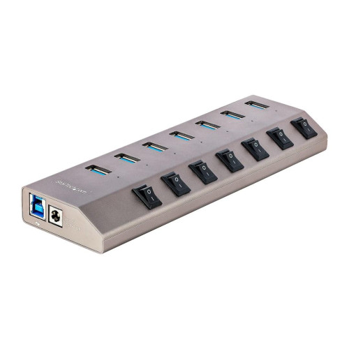 7-PT USB HUB W/ON/OFF SWITCHES/WITH INDIVIDUAL ON/OFF SWITCHES-12793375