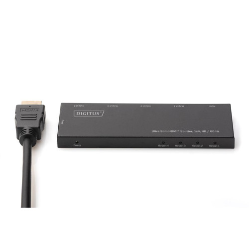 Splitter HDMI 4-portowy UHD4K 60Hz HDR HDCP 2.2 audio-12793988