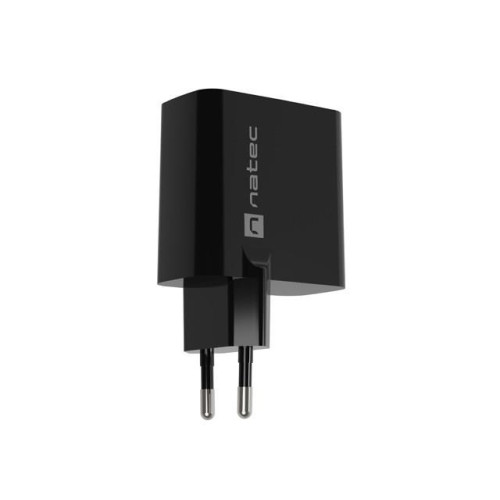 NATEC ŁADOWARKA NATEC RIBERA GAN 1X USB-A + 1X USB-C 65W CZARNA NUC-2145-12811954