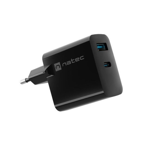 NATEC ŁADOWARKA RIBERA GAN 1X USB-A + 1X USB-C 45W CZARNA NUC-2143-12811967