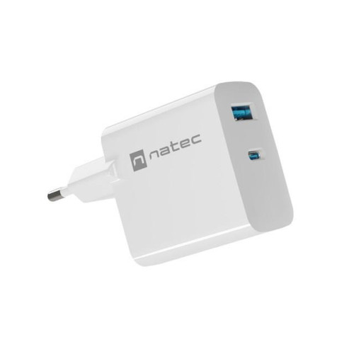 NATEC ŁADOWARKA RIBERA GAN 1X USB-A + 1X USB-C 45W BIAŁA NUC-2142-12811976