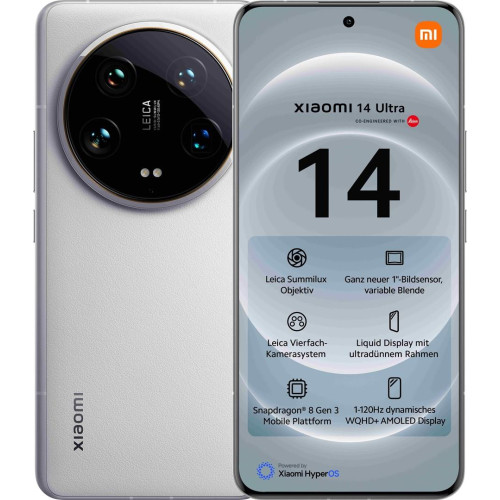 Smartfon Xiaomi 14 Ultra 16/512GB White-12821573
