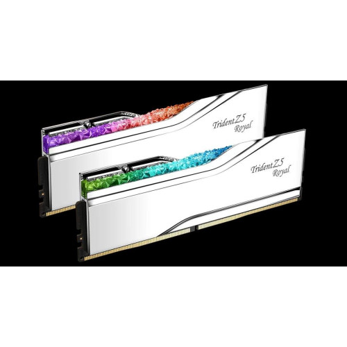 G.SKILL TRIDENT Z5 ROYAL RGB DDR5 2X48GB 6400MHZ CL32 XMP3 SILVER F5-6400J3239F48GX2-TR5S-12886604