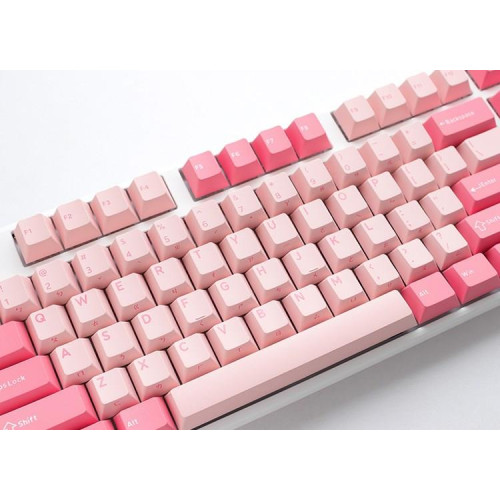 Ducky One 3 Gossamer Pink Gaming Tastatur - MX-Silent-Red (US)-12887284