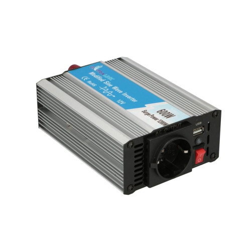 Extralink OPIM-600W | Przetwornica napięcia | samochodowa 12V, 600W modyfikowany sinus-12894748