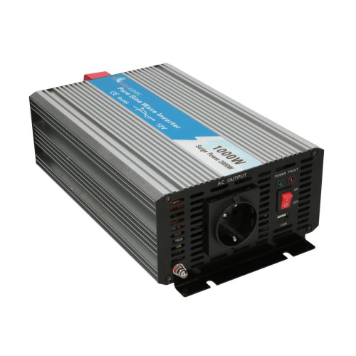 Extralink OPIP-1000W | Przetwornica napięcia | 12V - 230W, 1000W, czysty sinus-12454369