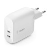 BELKIN ŁADOWARKA SIECIOWA 2XUSB-C 20W X2 PD (40W) BIAŁA-12975893