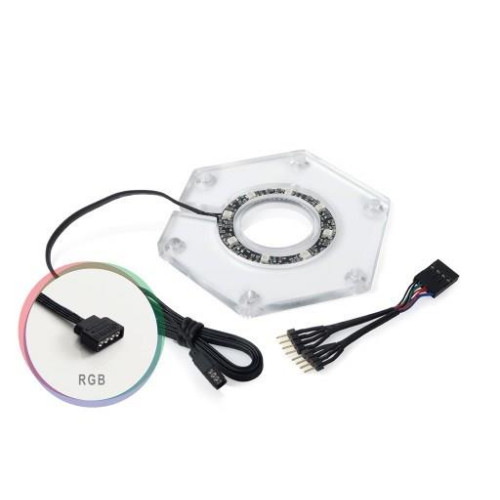 Bitspower Zbiornik na wodę Hexagon RGB Add-On-12996847