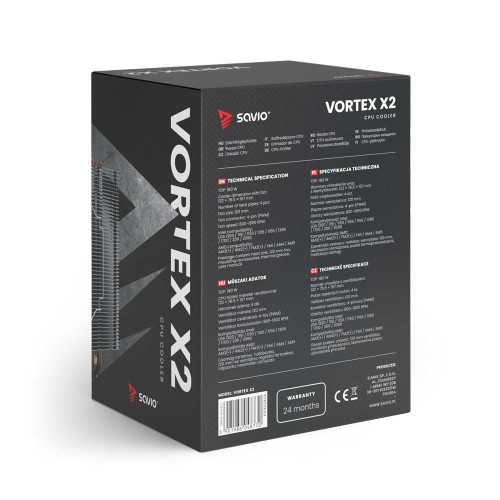 SAVIO CHŁODZENIE CPU VORTEX X2-12996963