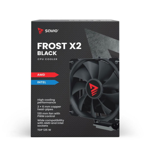 SAVIO CHŁODZENIE CPU FROST BLACK X2-12996992