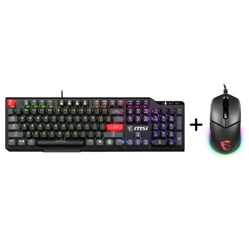 Promocja Klawiatura MSI VIGOR GK41 DUSK + Mysz MSI Clutch GM11-12998983