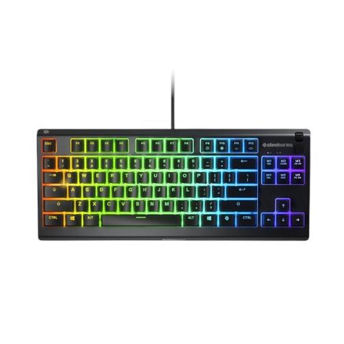 Klawiatura gamingowa SteelSeries Apex 3 Tenkeyless Klawiatura do gier Światło LED RGB Amerykańskie przewodowe przełączni