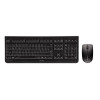 CHERRY DW 3000 klawiatura Dołączona myszka Uniwersalne RF Wireless AZERTY Francuski Czarny-13013287