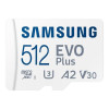 Samsunga | Karta microSD | EVO Plus | 512 GB | karta microSDXC | Pamięć flash klasy 10-13043553