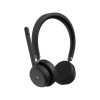 Lenovo Wireless VoIP Headset Zestaw słuchawkowy Bezprzewodowy Opaska na głowę Biuro/centrum telefoniczne Bluetooth Czarn