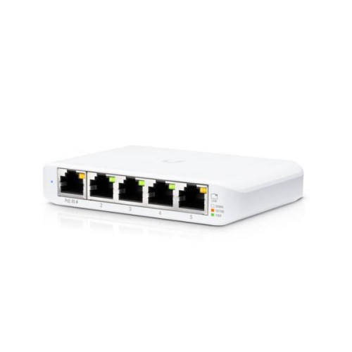 Ubiquiti Networks UniFi switch zarządzalny Flex Mini (5-pack) Gigabit Ethernet (10/100/1000) Obsługa PoE Biały-13002035