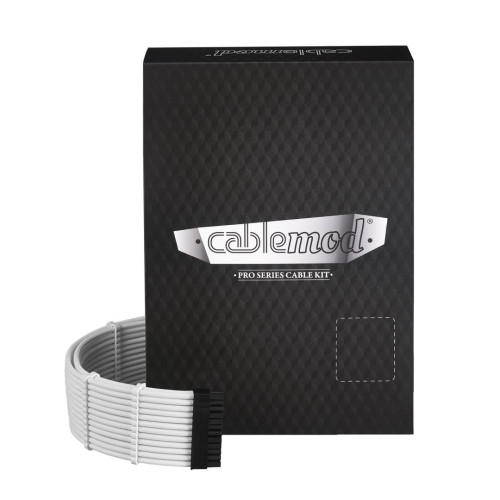 CableMod C-Series PRO ModMesh Zestaw RMi/RMx/RM (Black Label) - biały-13010082