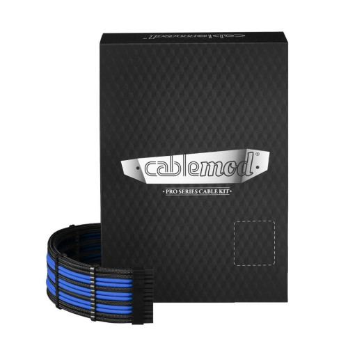 CableMod C-Series PRO ModMesh Zestaw RMi/RMx/RM (Black Label) - czarny/niebieski-13010109