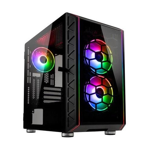 Obudowa Kolink Citadel Glass SE ARGB Micro-ATX - czarna-13010160