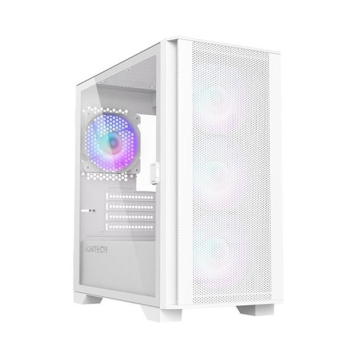 Montech AIR 100 ARGB, Micro-ATX, szkło hartowane - białe-13010162