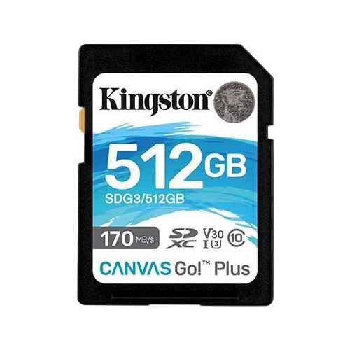 MEMORY SDXC 512GB UHS-I/SDG3/512GB KINGSTON-13012225