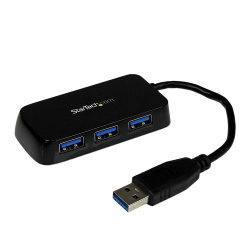 BLACK 4 PORT MINI USB 3.0 HUB/.-13012539