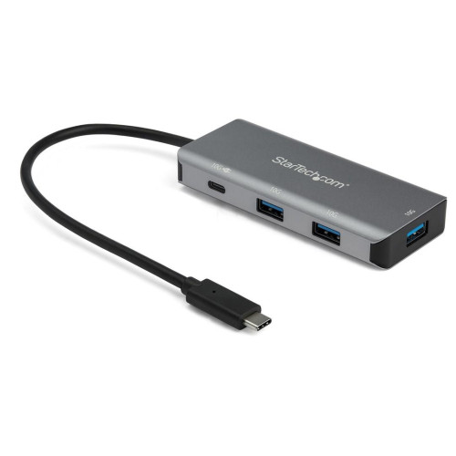 4-PORT USB-C HUB WITH PD/10GBPS - 3X USB-A/1X USB-C-13012549