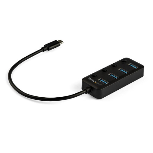 4-PORT USB C HUB WITH ON/OFF/INDIVIDUAL ON/OFF SWITCHES-13012582