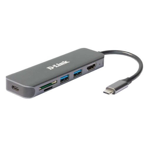 6-IN-1 USB-C HUB W HDMI/CARD READER/POWER DELIVERY-13012611