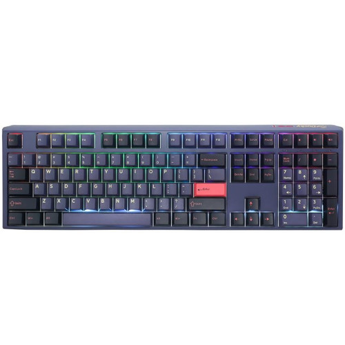 Klawiatura gamingowa Ducky One 3 Cosmic Blue, RGB LED - MX-Red (US)-13012709