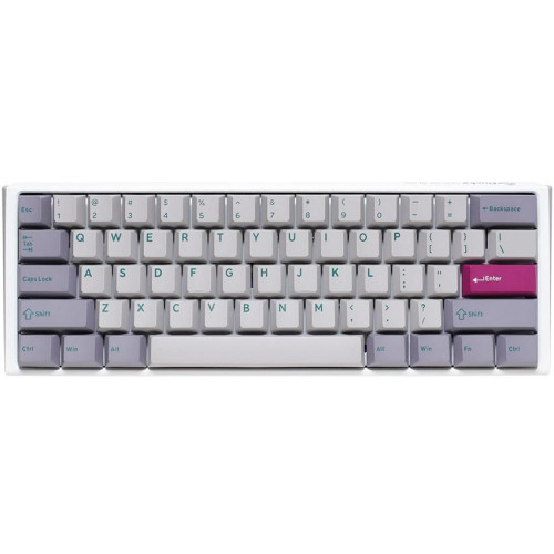 Mini klawiatura gamingowa Ducky One 3 Mist Grey z podświetleniem RGB LED — MX-Speed-Silver (US)-13012745