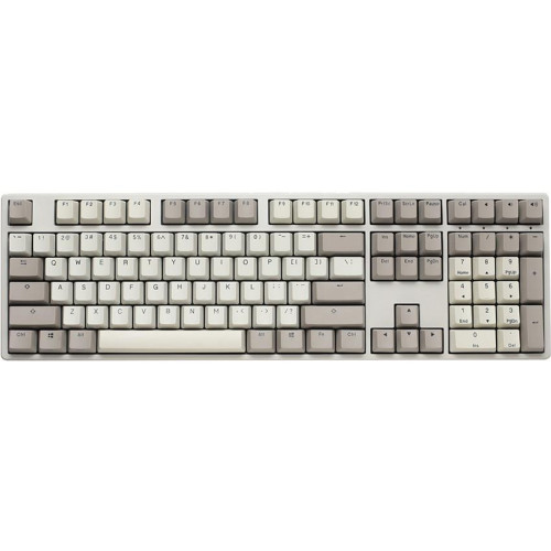 Ducky Origin Vintage klawiatura Uniwersalne USB QWERTZ Niemiecki Szary-13012748