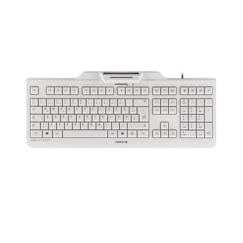 CHERRY KC 1000 SC klawiatura Biuro USB QWERTZ Niemiecki Szary-13012850