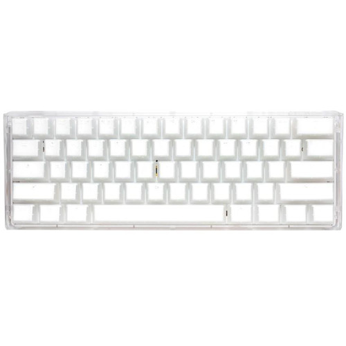 Ducky One 3 Aura Biała Mini Klawiatura Gamingowa, RGB LED - MX-Brązowy-13012884