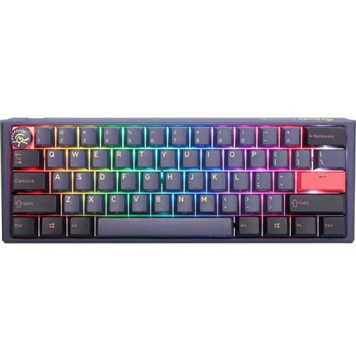 Mini klawiatura gamingowa Ducky One 3 Cosmic Blue, RGB LED - MX-Ergo-Clear (US)-13013010