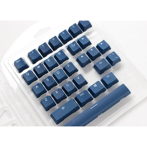 Ducky Rubber Keycap Zestaw, 31, dwustrzałowy, gumowany, do podświetlenia - ciemnoniebieski-13013122