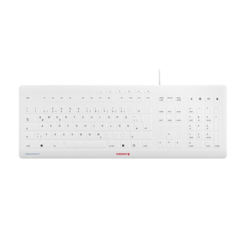 STREAM PROTECT WIRED GER/WHITE-GREY QWERTZ-13013197