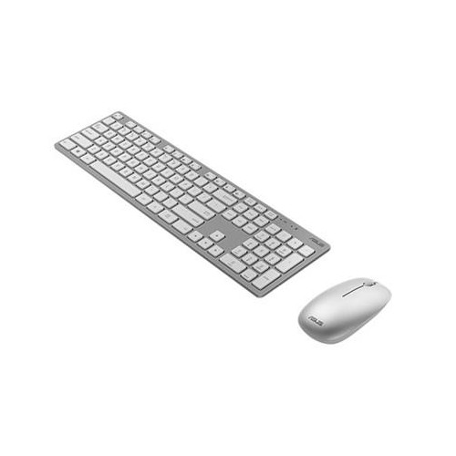 Asus | Zobacz materiał W5000 | Zestaw klawiatury i myszy | Łączność bezprzewodowa | Mysz w zestawie | RU | Biały | 460 g