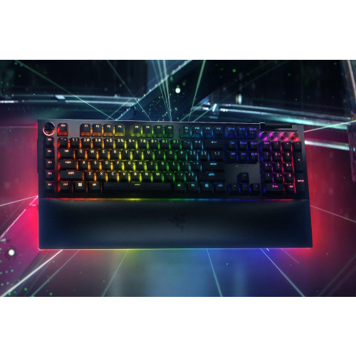 Klawiatura do gier Razer BlackWidow V4 Pro, zielony przełącznik, USB, układ brytyjski-13013530