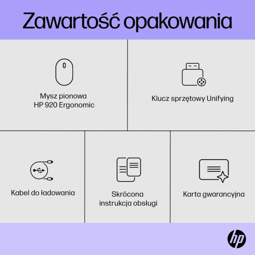 Mysz HP 920 Ergonomic Vertical Mouse Black bezprzewodowa czarna-13013571