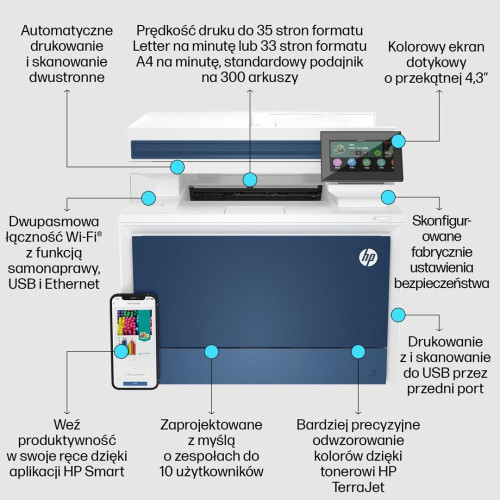 Urządzenie wielofunkcyjne HP Color LaserJet Pro MFP 4302fdw-13014211