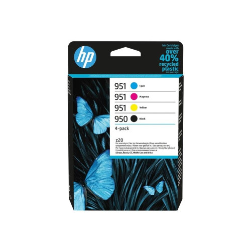 HP 950 BLACK / 951 CMY ORIGINAL/INK CARTRIDGE 4-PACK-13020623