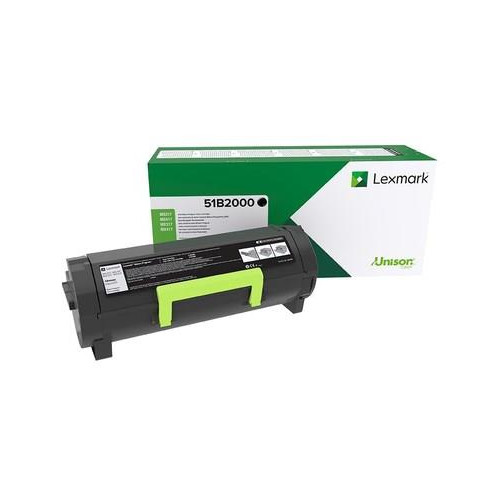 Lexmark 51B2000 kaseta z tonerem Oryginalny Czarny